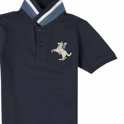 Kids' Napoleon Polo: Classic Piqué, Bold Embroidery, All - Day Comfort - Giordano