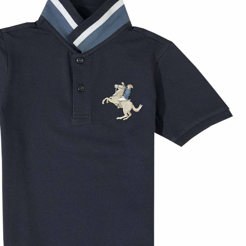 Kids' Napoleon Polo: Classic Piqué, Bold Embroidery, All - Day Comfort 4 Y - Shop Giordano