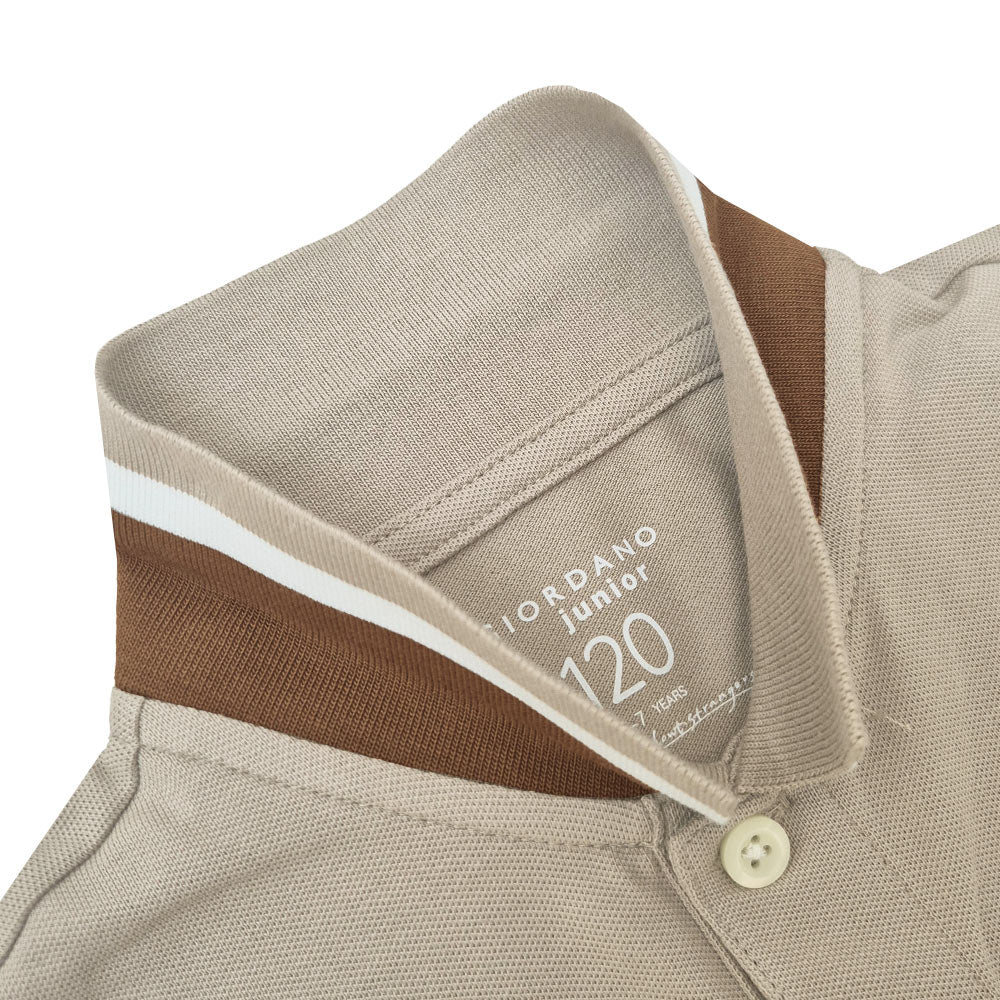 Kids' Napoleon Polo: Classic Piqué, Bold Embroidery, All - Day Comfort - Giordano