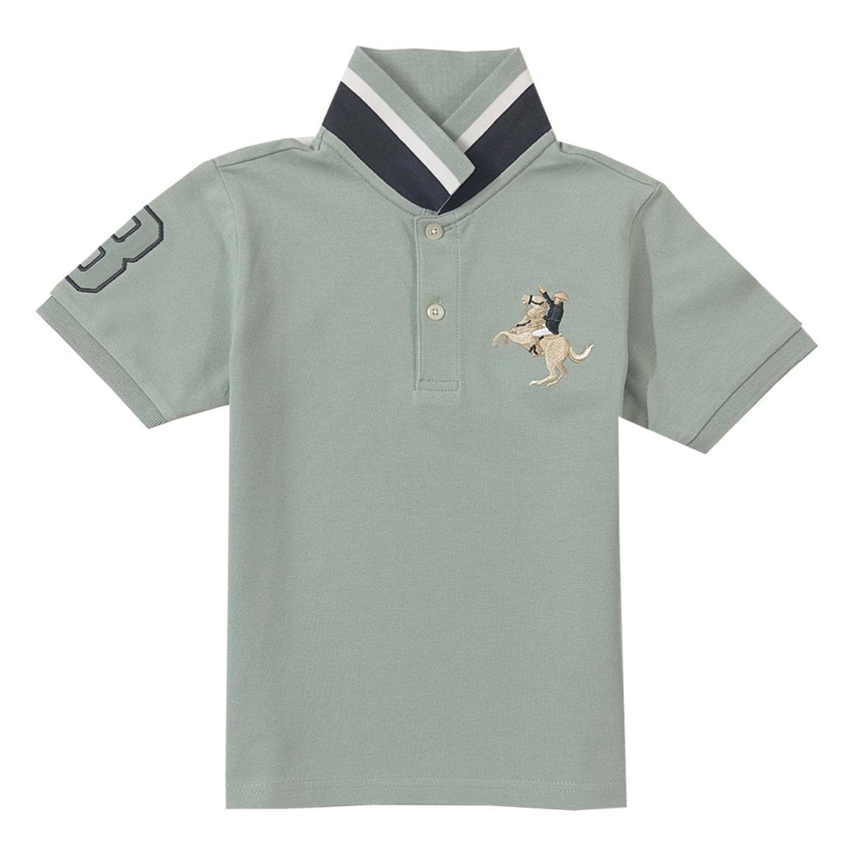 Kids' Napoleon Polo: Classic Piqué, Bold Embroidery, All - Day Comfort - Giordano