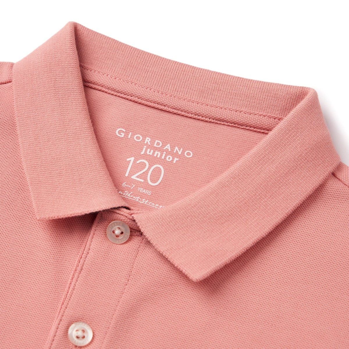 Giordano Kid's' Napoleon Polo: Classic Piqué, Bold Embroidery, All-Day Comfort - Premium Polo