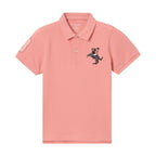 Giordano Kid's' Napoleon Polo: Classic Piqué, Bold Embroidery, All-Day Comfort - Premium Polo