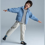 Kids' Pants: Relax Straight Fit, Soft Cotton Twill 4 Y - Shop Giordano