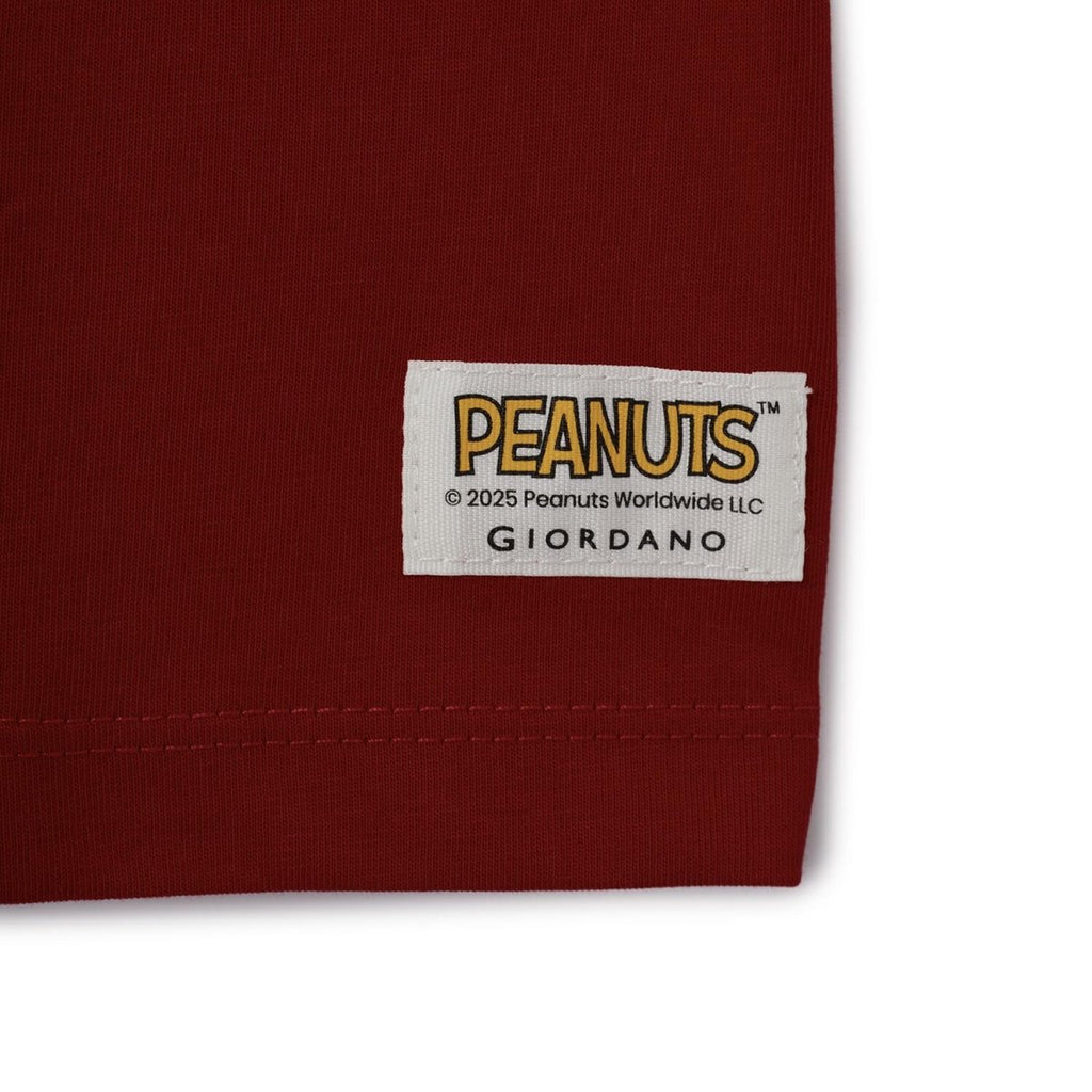 Giordano Kid's Peanuts 75Th Anniversary Snoopy Jersey Tee - Premium Print Tee