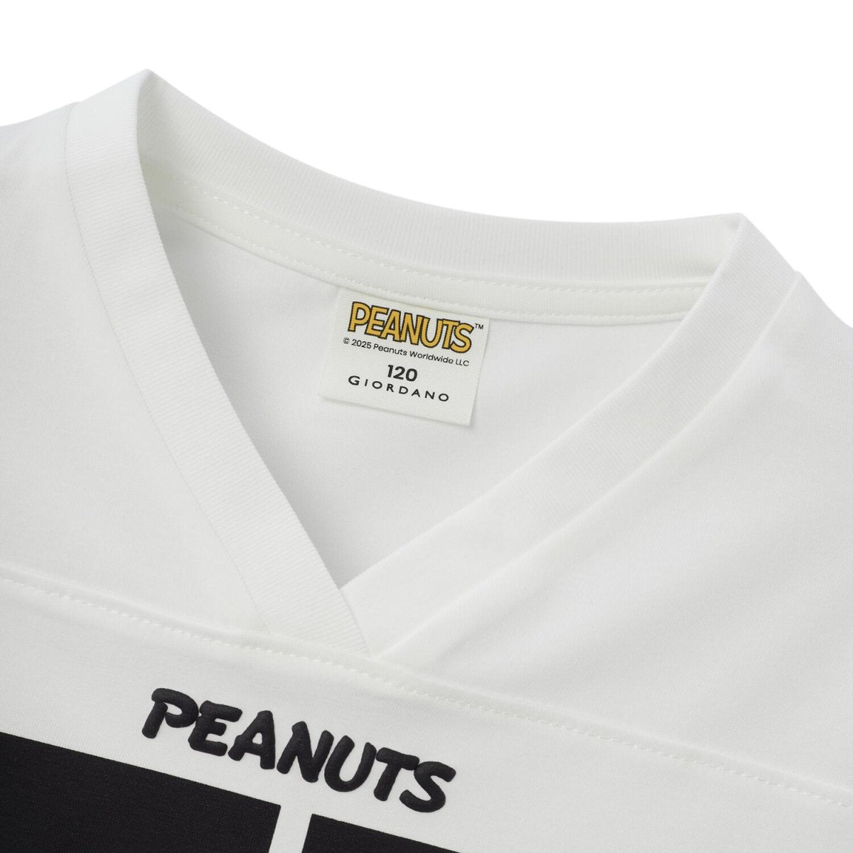 Kid's Peanuts 75Th Anniversary Snoopy Football Jersey Tee - Giordano