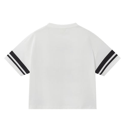 Kid's Peanuts 75Th Anniversary Snoopy Football Jersey Tee - Giordano