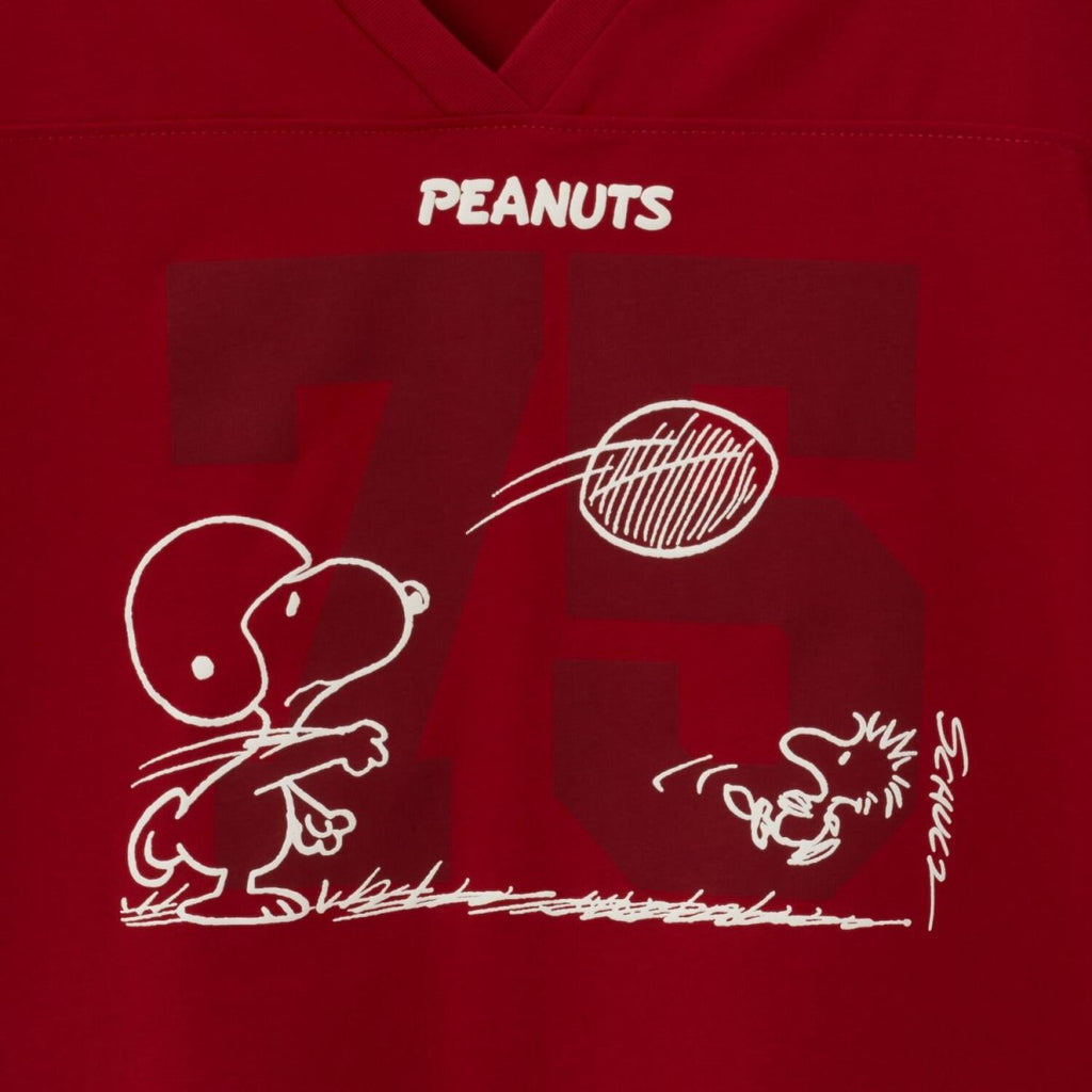 Giordano Kid's Peanuts 75Th Anniversary Snoopy Jersey Tee - Premium Print Tee