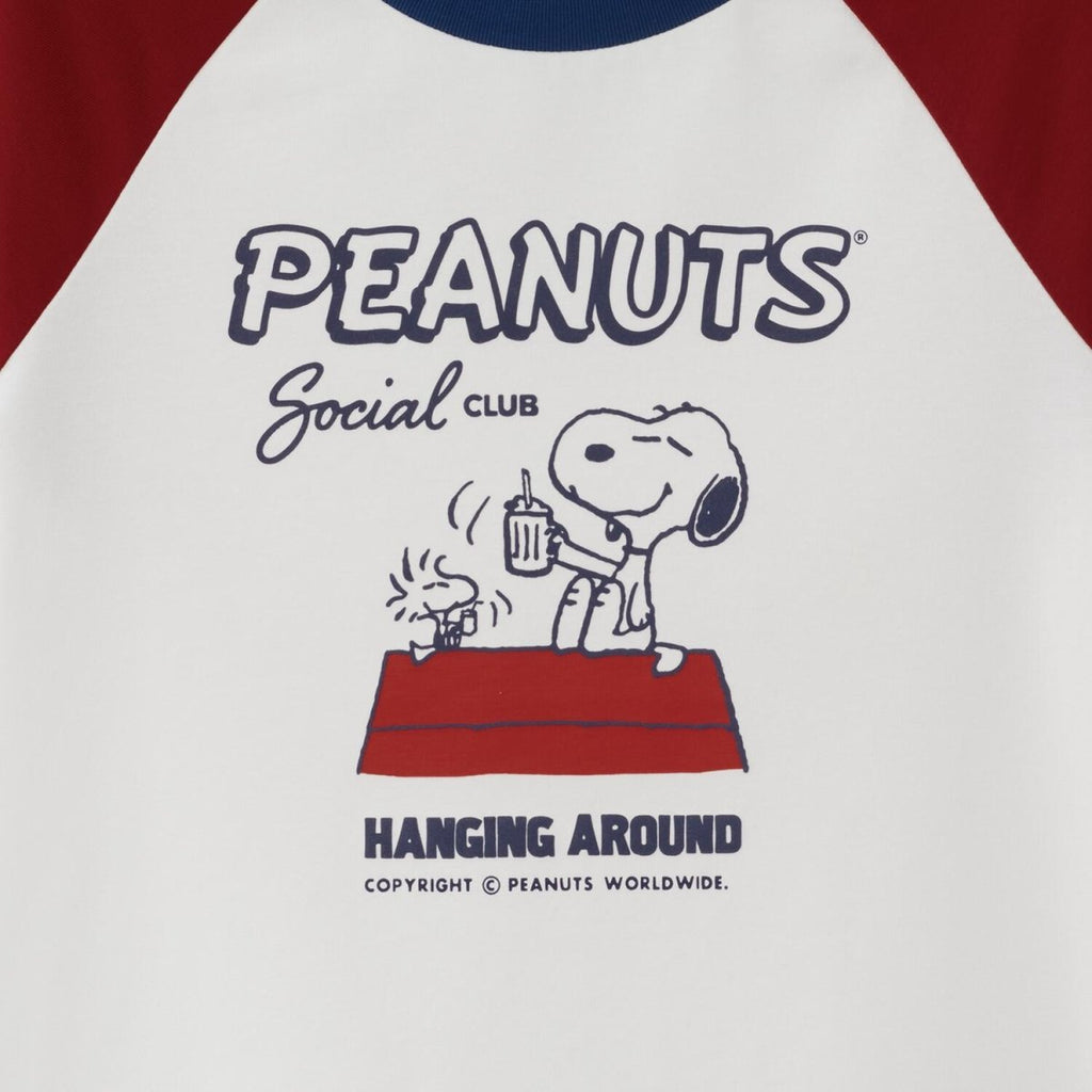 Giordano Kid's Peanuts Snoopy Raglan Tee - Premium Print Tee