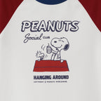 Giordano Kid's Peanuts Snoopy Raglan Tee - Premium Print Tee