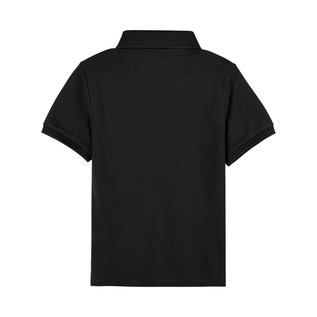 Kids Pique Flat Knit Collar Short Sleeve Slim Fit Small Napoleon Embroidery Bold Polo 100 - Shop Giordano