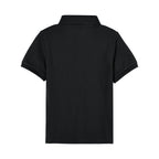 Kids Pique Flat Knit Collar Short Sleeve Slim Fit Small Napoleon Embroidery Bold Polo 100 - Shop Giordano