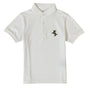 Giordano Kids Pique Flat Knit Collar Short Sleeve Slim Fit Small Napoleon Embroidery Bold Polo - Premium Polo