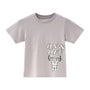 Giordano Kid's' Printed Cotton T-Shirt - Crew Neck Short Sleeve - Premium Print Tee