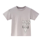 Giordano Kid's' Printed Cotton T-Shirt - Crew Neck Short Sleeve - Premium Print Tee