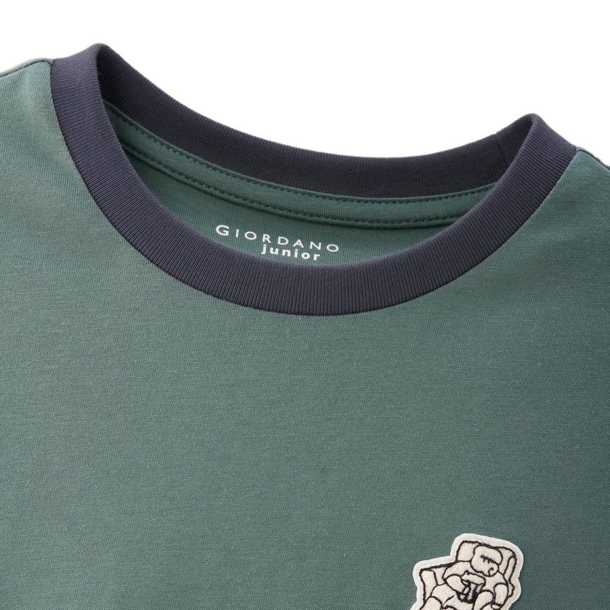 Giordano Kid's' Printed Cotton T-Shirt - Crew Neck Short Sleeve - Premium Print Tee