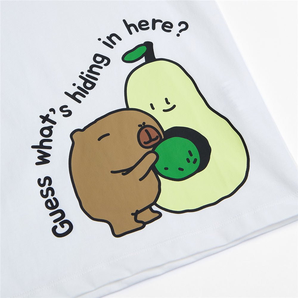 Giordano Kid's Regular Fit Cotton Crew Neck Graphic Print Tee - first_variant_option_2 Premium Print Tee for Giordano