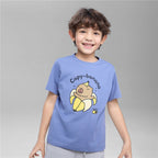 Kids’ Regular Fit Cotton Crew Neck Graphic Print Tee 4 Y - Shop Giordano