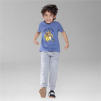 Kids’ Regular Fit Cotton Crew Neck Graphic Print Tee 4 Y - Shop Giordano