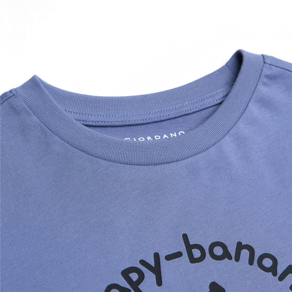 Kids’ Regular Fit Cotton Crew Neck Graphic Print Tee 4 Y - Shop Giordano