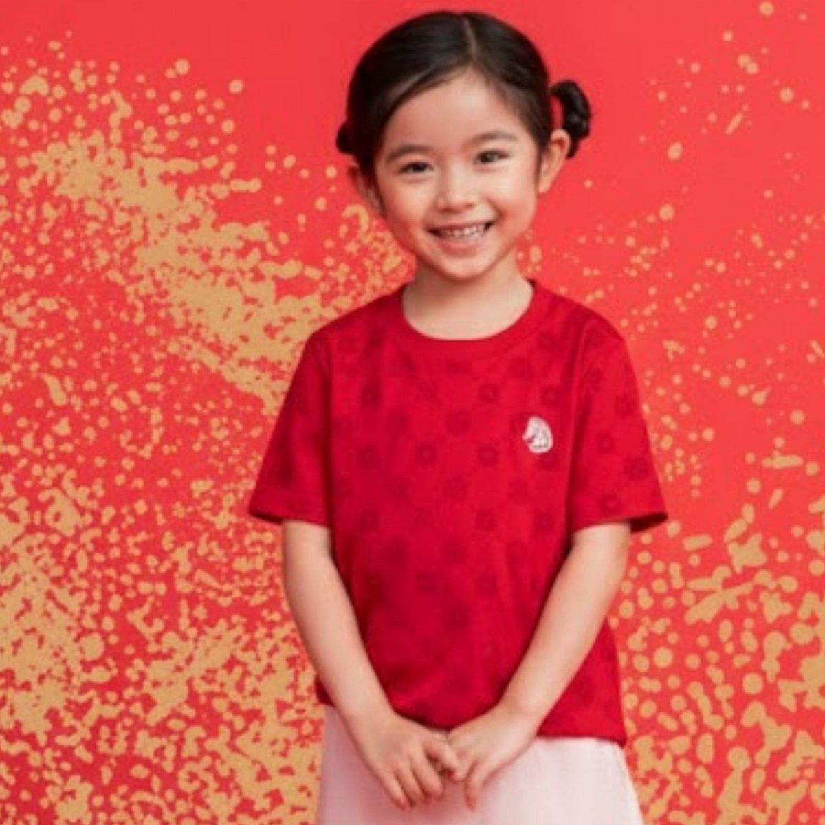 Giordano Kid's Regular Fit Cotton Crew Neck Lny Print Tee - first_variant_option_2 Premium Print Tee for Giordano