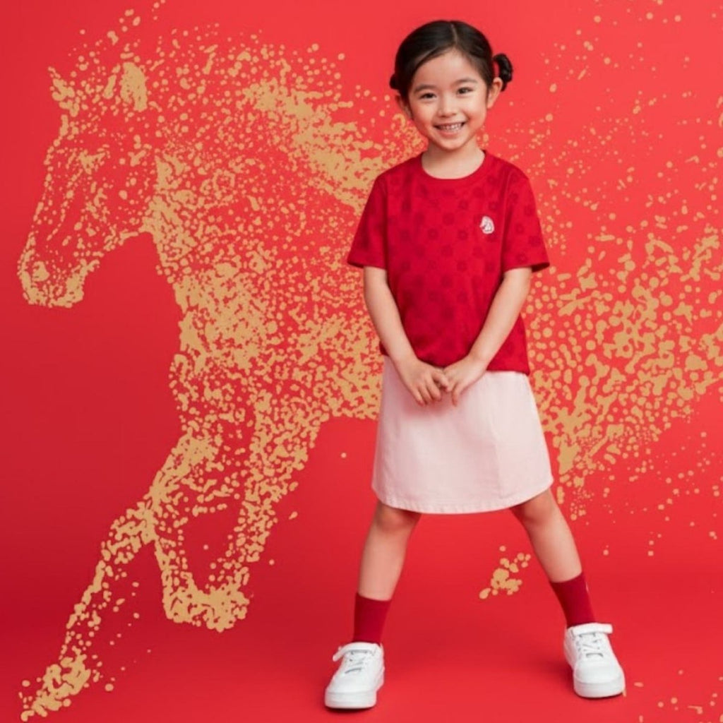 Giordano Kid's Regular Fit Cotton Crew Neck Lny Print Tee - first_variant_option_2 Premium Print Tee for Giordano