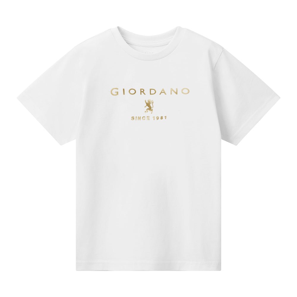 Giordano Kid's Regular Fit Cotton Crew Neck Printed Tee - first_variant_option_2 Premium Print Tee for Giordano