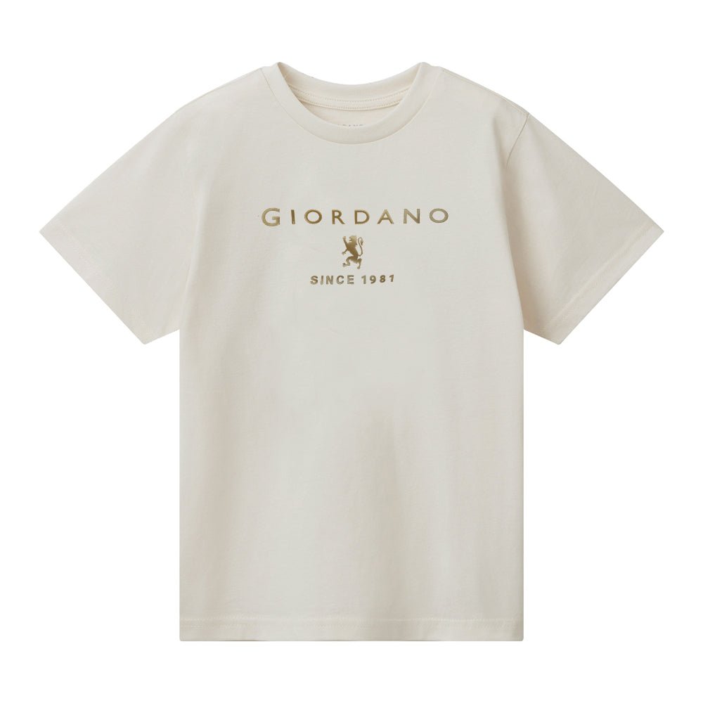 Giordano Kid's Regular Fit Cotton Crew Neck Printed Tee - first_variant_option_2 Premium Print Tee for Giordano