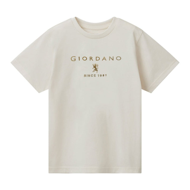 Giordano Kid's Regular Fit Cotton Crew Neck Printed Tee - first_variant_option_2 Premium Print Tee for Giordano