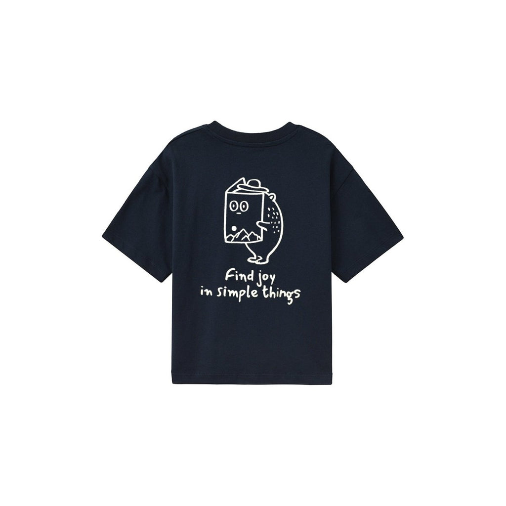 Kids’ Regular Fit Cotton Crew Neck Printed Tee 4 Y - Shop Giordano