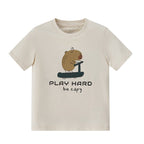 Kids’ Regular Fit Cotton Crew Neck Printed Tee 4 Y - Shop Giordano