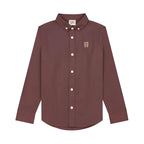 Kids' Regular Fit Cotton Oxford Long Sleeve Shirt 4 Y - Shop Giordano