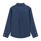 Kids' Regular Fit Cotton Oxford Long Sleeve Shirt 4 Y - Shop Giordano