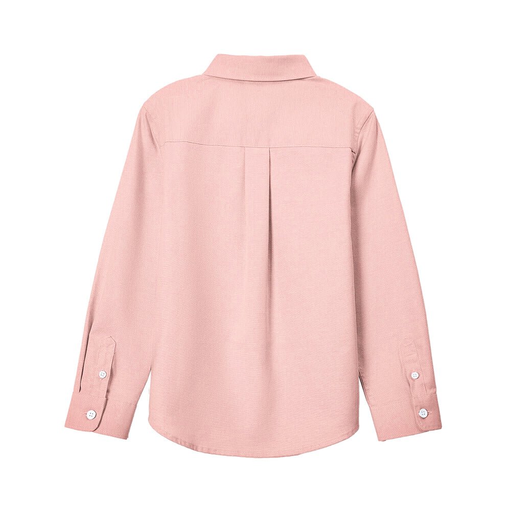 Kids' Regular Fit Cotton Oxford Long Sleeve Shirt 4 Y - Shop Giordano