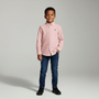 Kids' Regular Fit Cotton Oxford Long Sleeve Shirt 4 Y - Shop Giordano