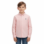 Kids' Regular Fit Cotton Oxford Long Sleeve Shirt 4 Y - Shop Giordano