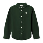 Kids' Regular Fit Cotton Oxford Long Sleeve Shirt 4 Y - Shop Giordano