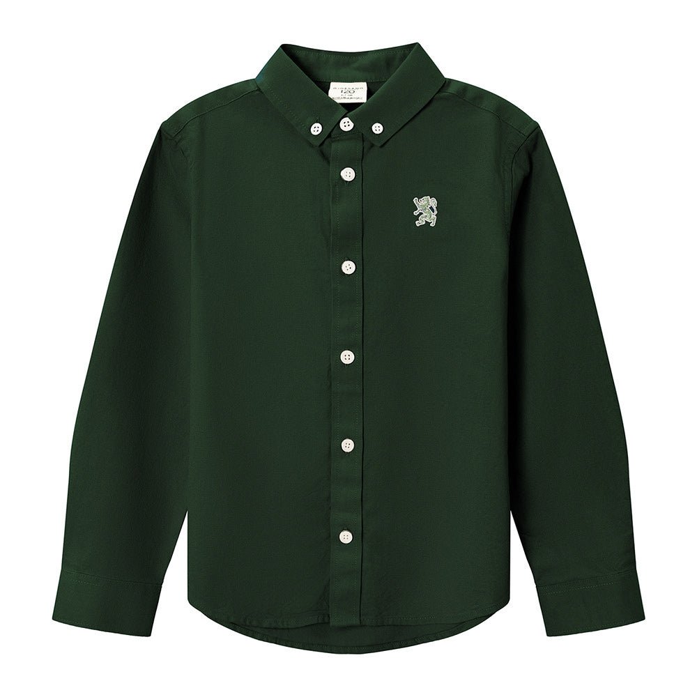 Kids' Regular Fit Cotton Oxford Long Sleeve Shirt 4 Y - Shop Giordano