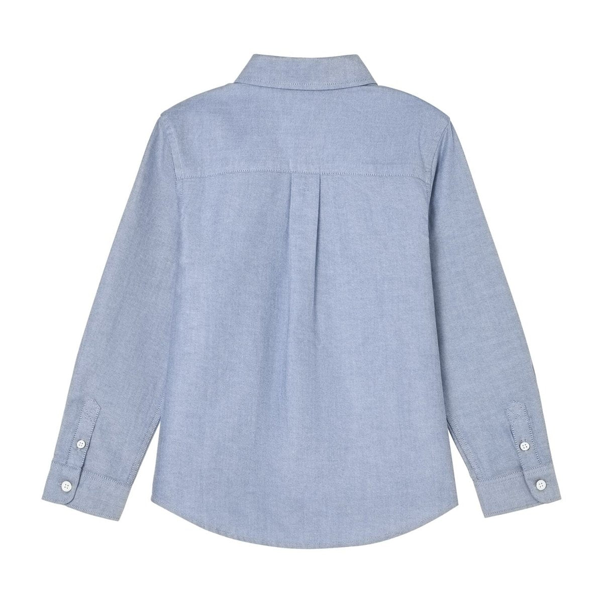 Kids' Regular Fit Cotton Oxford Long Sleeve Shirt 4 Y - Shop Giordano