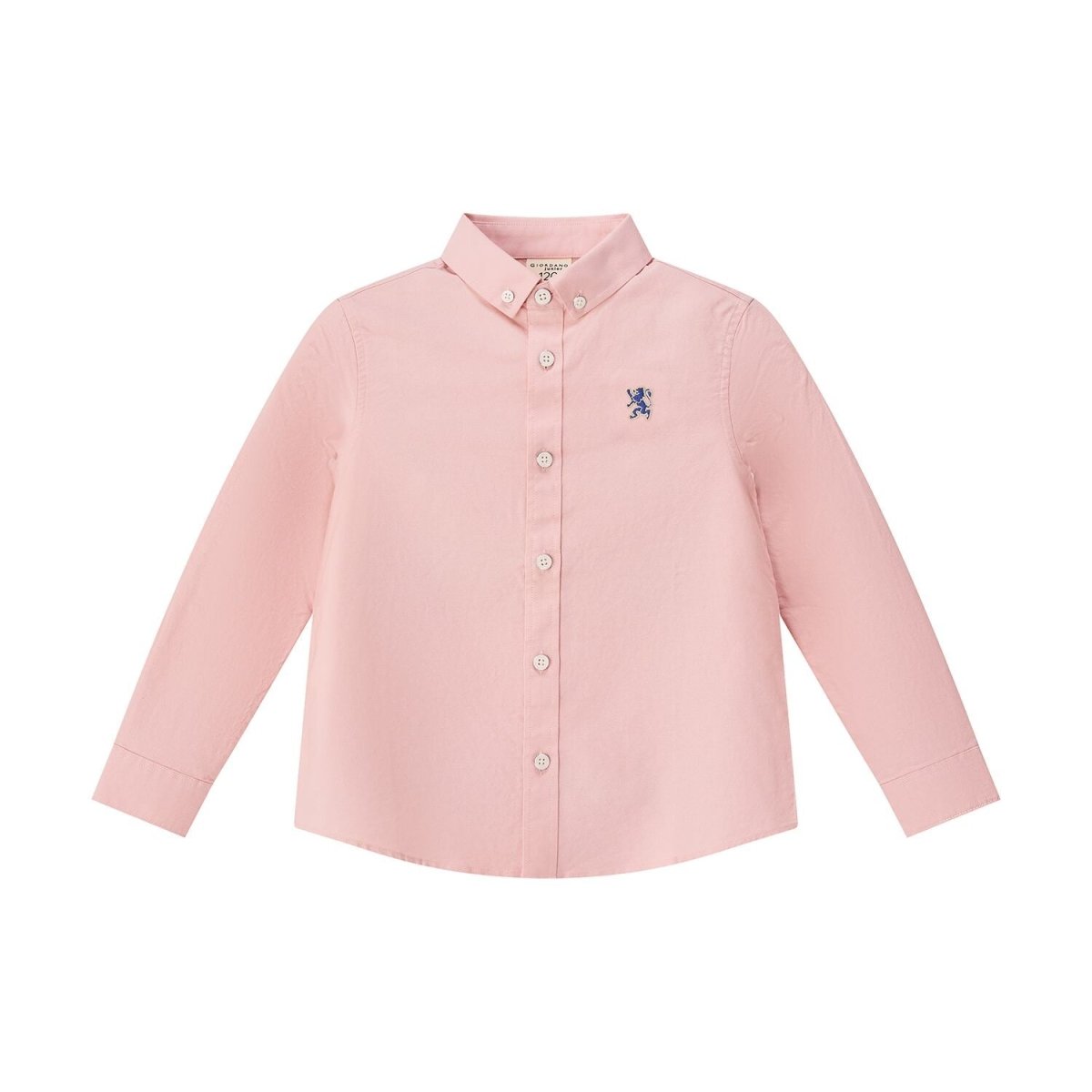 Kids' Regular Fit Cotton Oxford Long Sleeve Shirt 4 Y - Shop Giordano