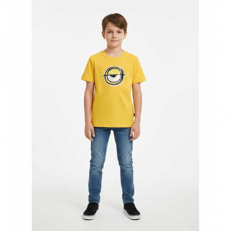 Kids’ Regular Fit Crew Neck Print Tee| Minion Collection 4 Y - Shop Giordano
