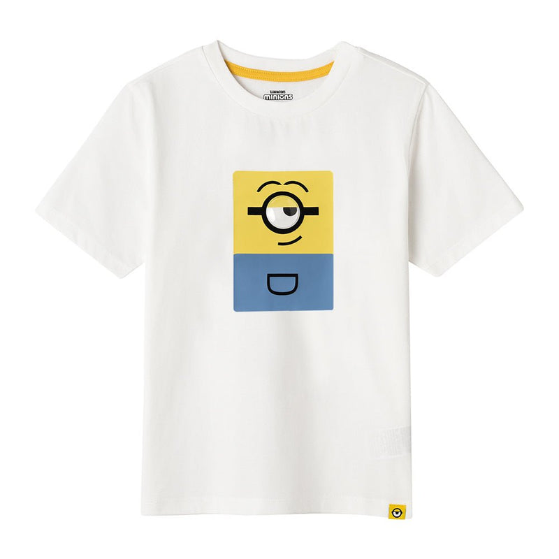 Giordano Kid's' Regular Fit Crew Neck Print Tee| Minion Collection - Premium Print Tee