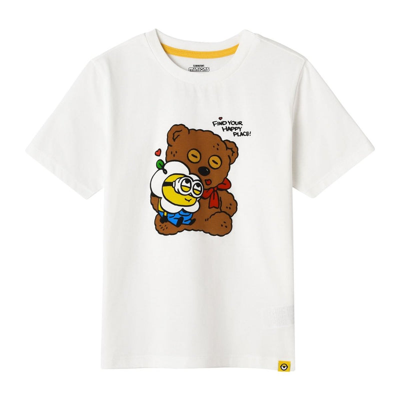Giordano Kid's' Regular Fit Crew Neck Print Tee| Minion Collection - Premium Print Tee