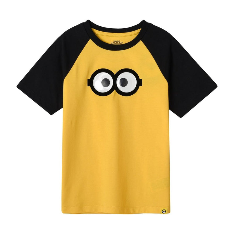 Giordano Kid's' Regular Fit Sorona Jersey Crew Neck Print Tee| Minion Collection - Premium Print Tee