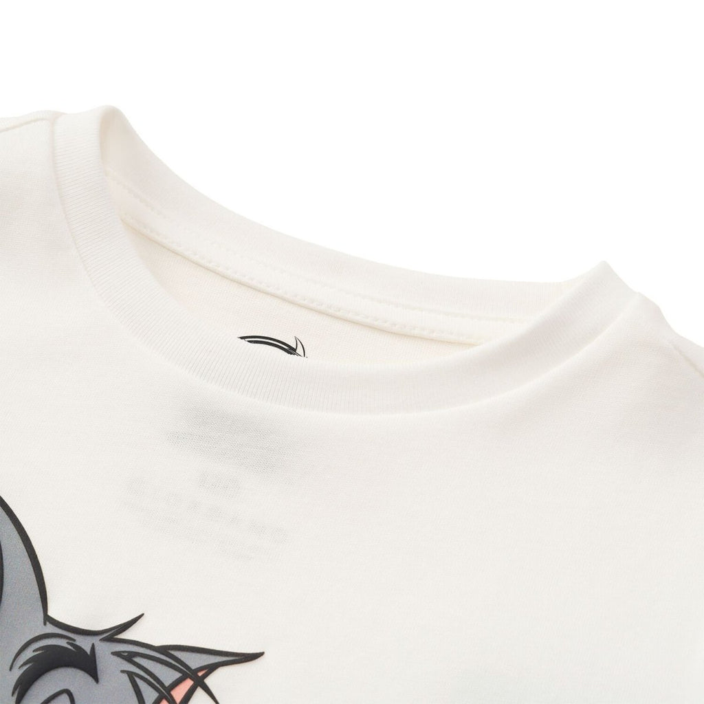 Kids' Regular Fit Tom & Jerry Graphic Print Tee 4 Y - Shop Giordano