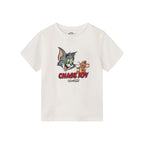 Kids' Regular Fit Tom & Jerry Graphic Print Tee 4 Y - Shop Giordano