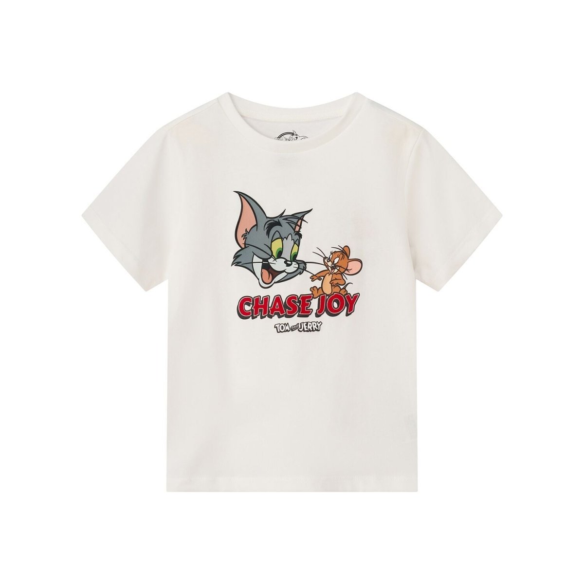Kids' Regular Fit Tom & Jerry Graphic Print Tee 4 Y - Shop Giordano