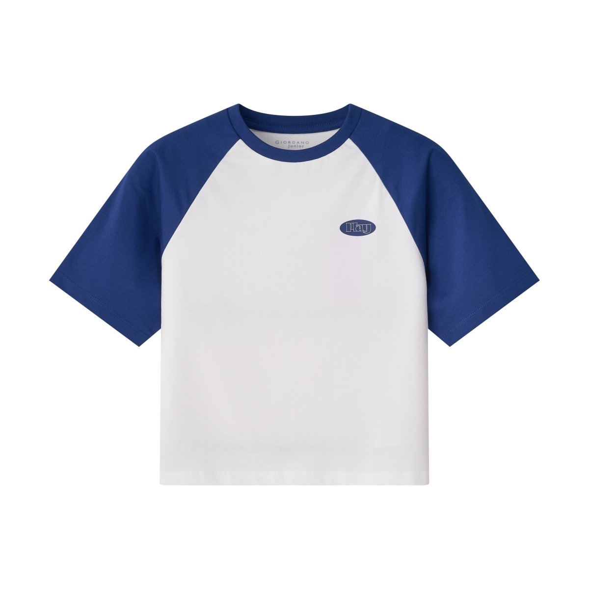 Kids' Relaxed Fit Cotton - Blend Crew Neck Printed Tee - Giordano