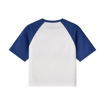 Kids' Relaxed Fit Cotton - Blend Crew Neck Printed Tee - Giordano