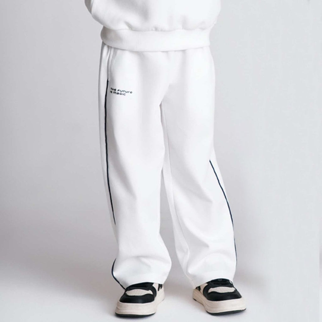 Giordano Kid's Relaxed Straight Interlock Pant With Elastic Waist - first_variant_option_2 Premium Pants for Giordano