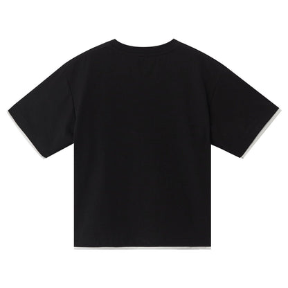 Kids' Short Sleeve Tee With Embroidery - Giordano